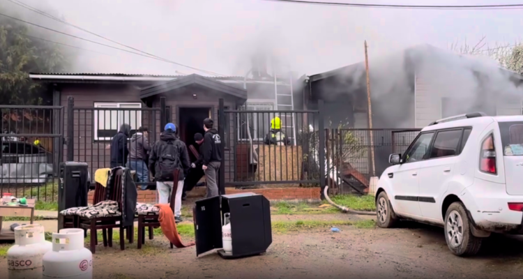 Incendio en valdivia