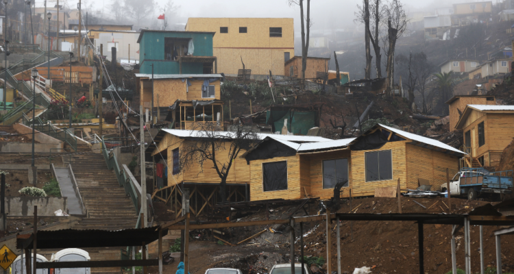 Afectados megaincendio de Valparaíso