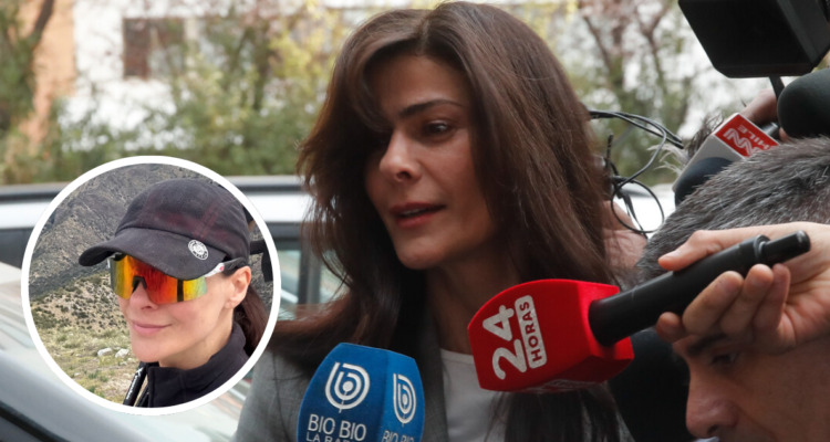 Tonka Tomicic declarando en Caso Audios y en fotografía compartida en su Instagram