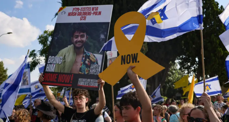 Tras muerte de rehenes en Gaza convocan a huelga general en Israel para exigir tregua a Netanyahu