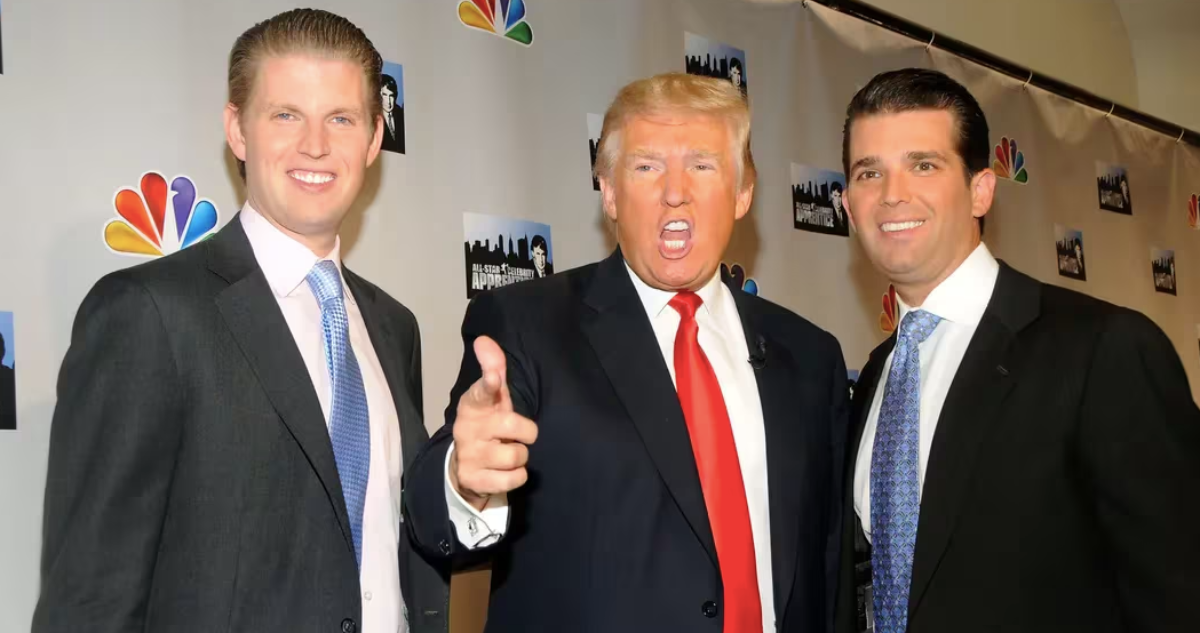 trump y sus hijos