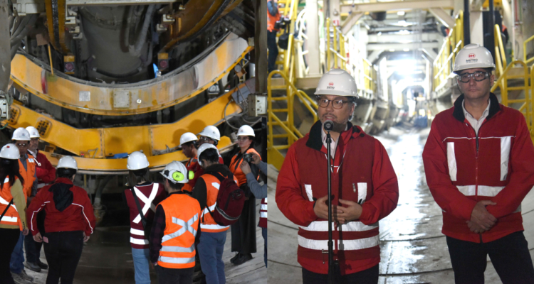 Cada vez más cerca la Línea 7 de Metro: así se trabaja la tuneladora que prepara el nuevo trazado