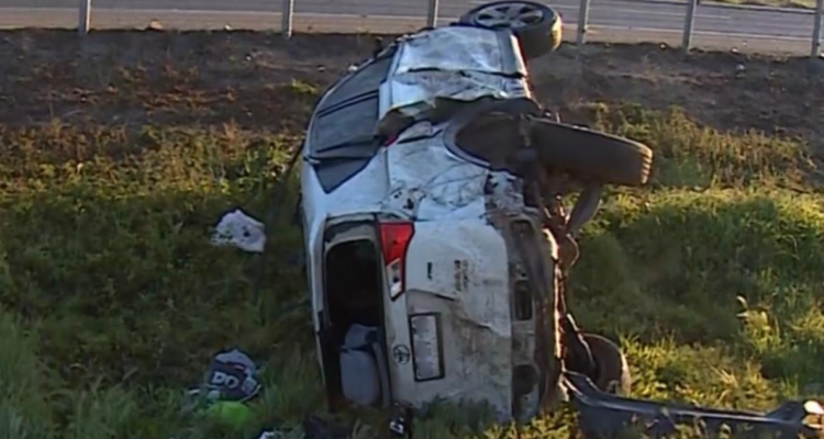 Un muerto y dos lesionados deja accidente de tránsito en la Ruta 68, a la altura de Curacaví