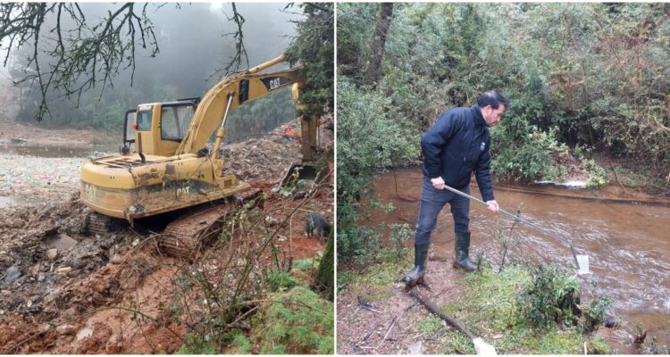 Vertedero de Morrompulli en Valdivia