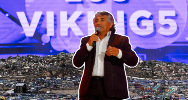 Pedro Barraza vocalista de Los Vikings 5 en referencia a tradición de La Pampilla