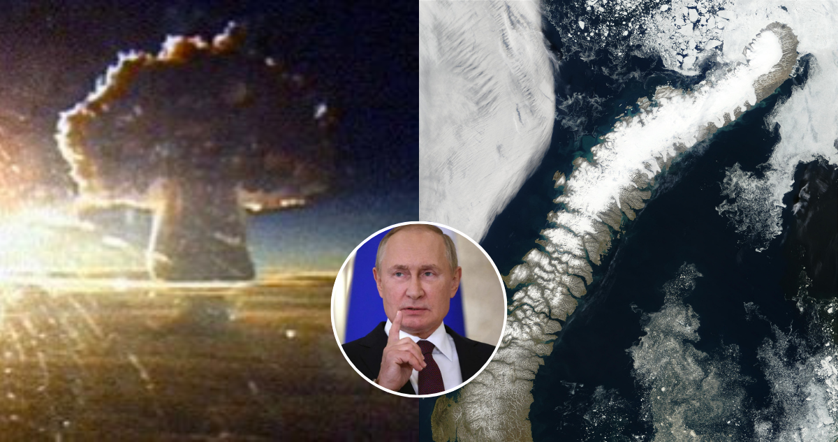 La zona de Rusia para retomar ensayos nucleares y donde detonó la bomba atómica más potente del mundo