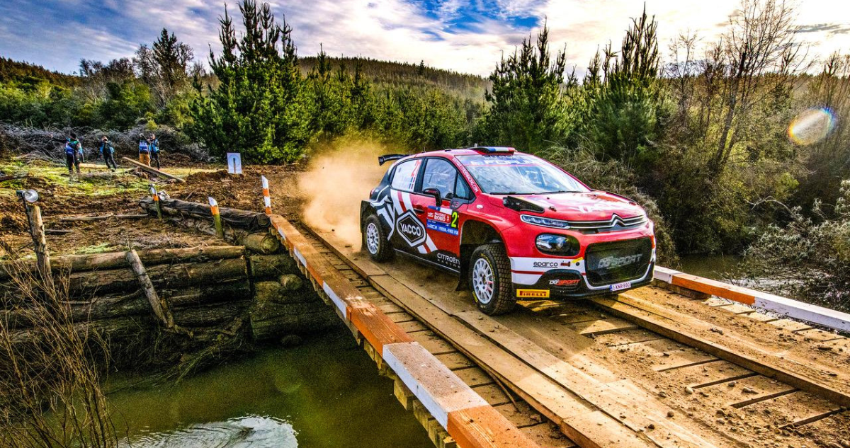 Yohan Rossel logró quedarse con la victoria en el WRC de Chile en la categoría WRC 2.