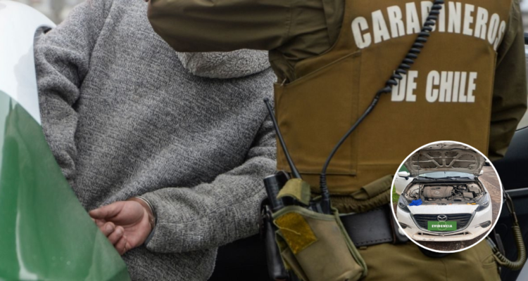 Detienen en Mulchén a hombre que conducía auto robado en Curacaví hace casi medio año