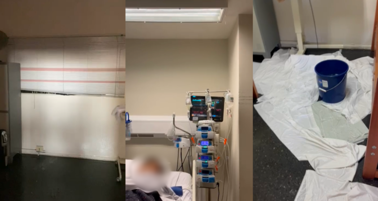 Funcionarios denuncian “lluvia de aguas servidas” en Hospital San Borja Arriarán