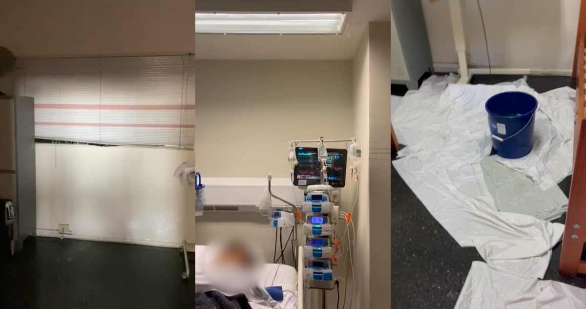 Funcionarios denuncian “lluvia de aguas servidas” en Hospital San Borja Arriarán