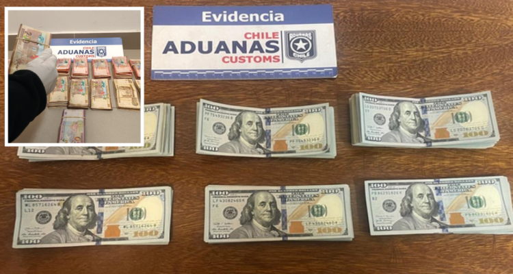 Sorprenden a dos mujeres trasportando más de US$50 mil entre sus ropas en paso fronterizo Chungará