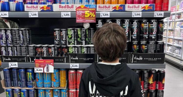 Bebidas energéticas en supermercados