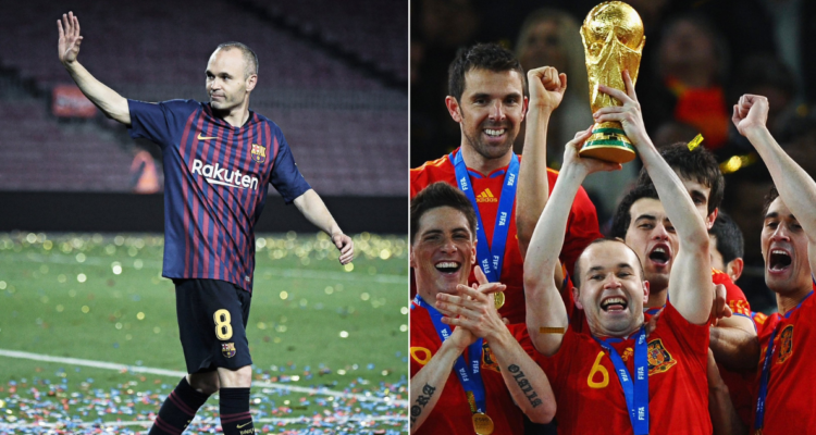 Andres Iniesta anuncia su retiro del fútbol.