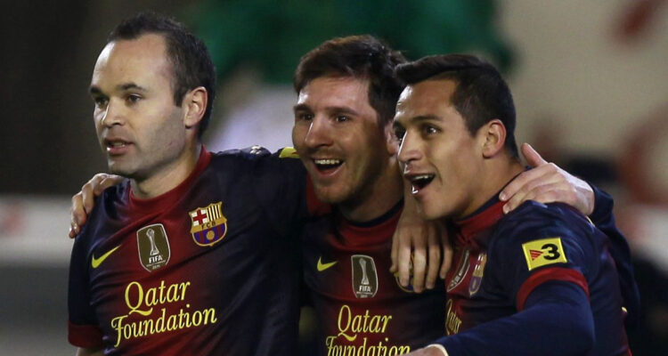 Andrés Iniesta y Alexis Sánchez