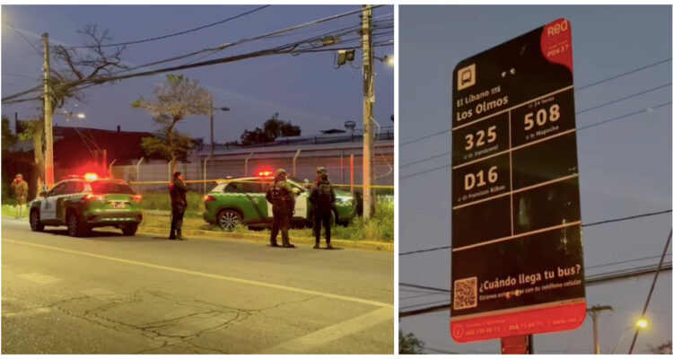 Riña en paradero culmina con asesinato de hombre de 20 años en Macul: le dieron estocadas en el tórax