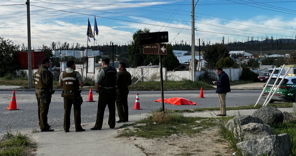 Atropello fatal en Placilla en Valparaíso