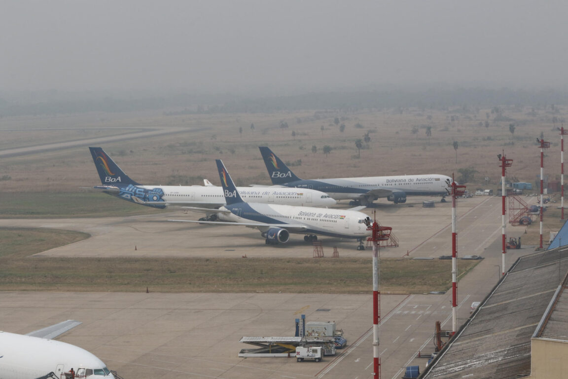 Aeropuerto de Viru Viru en Santa Cruz