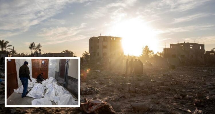 Al menos 38 muertos dejan bombardeos israelíes contra viviendas en el sur de Gaza