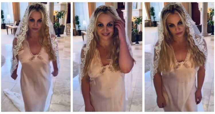 Britney Spears aparece de novia y afirma haberse casado consigo misma: “Lo más brillante que he hecho”