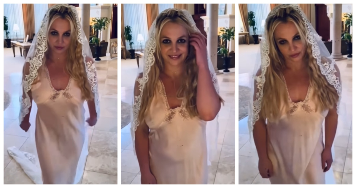 Britney Spears aparece de novia y afirma haberse casado consigo misma: “Lo más brillante que he hecho”