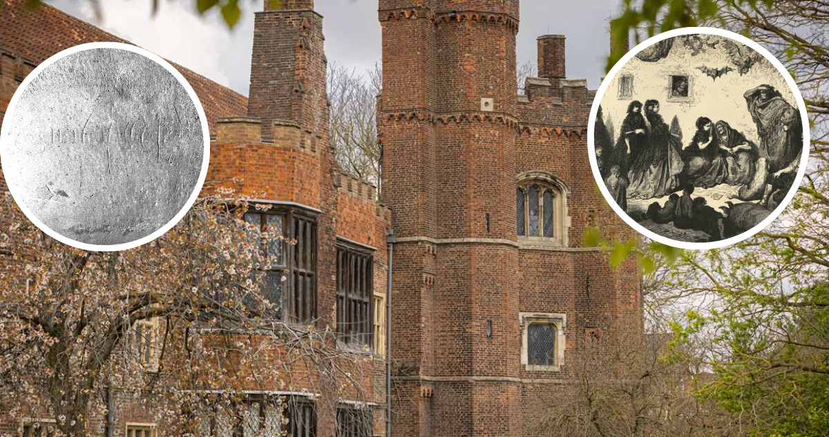 Descubren cientos de marcas de bruja en clásica casa Tudor en Inglaterra: serían por antigua maldición