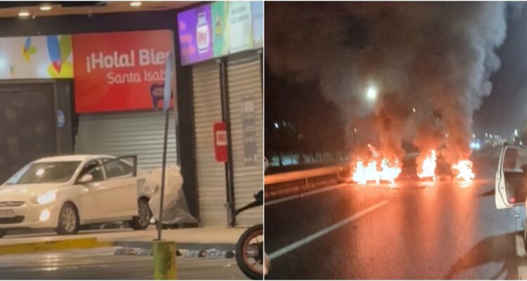 Nuevo intento de robo a cajero automático en la RM: sujetos dejan barricadas y miguelitos en autopista