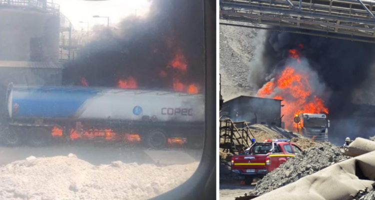 #incendio #chuquicamata #codelco medios locales dan cuenta de un incendio en vehículo pesado al interior de la minera, información en desarrollo.@biobio @Cooperativa @adnradiochile @24HorasTVN @meganoticiascl @CHVNoticitas_cl @t13 @CNNChile https://t.co/hHeV6FI3V3 pic.twitter.com/Dereai4Efm&mdash; Red de Emergencia ONG (@reddeemergencia) October 4, 2024