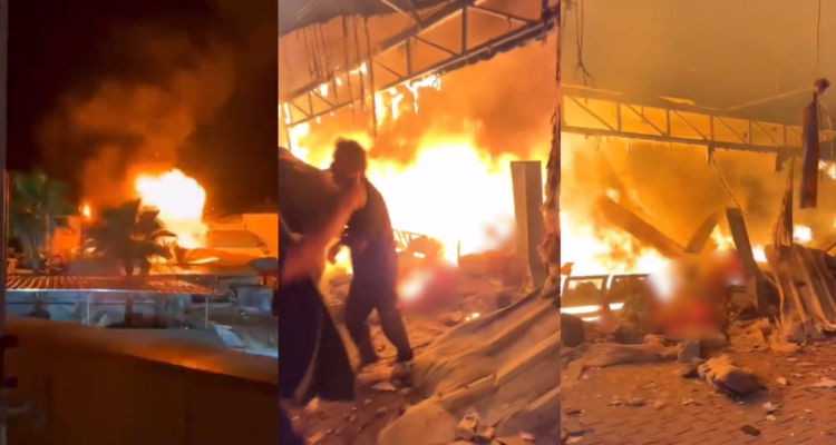 Horrible masacre: al menos 4 muertos y más de 40 heridos tras ataque israelí contra hospital en Gaza