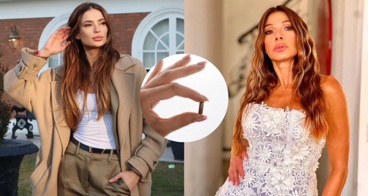 Julia Fernandes y Catherine Fulop en referencia a cuestionado chip de la belleza