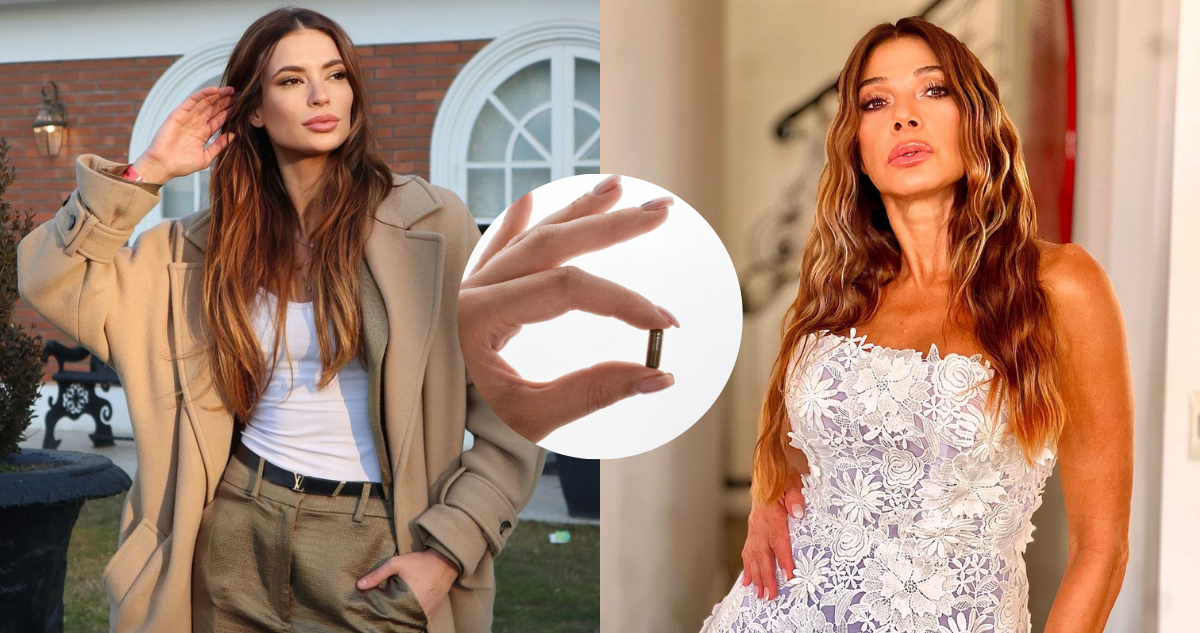 Julia Fernandes y Catherine Fulop en referencia a cuestionado chip de la belleza