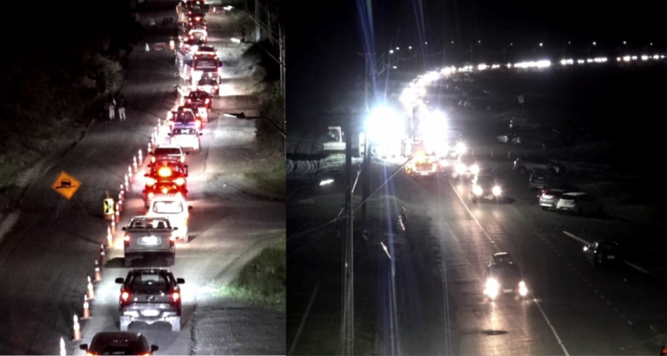 Conductores estuvieron hasta 5 horas en congestión vehicular de Caleta Lenga