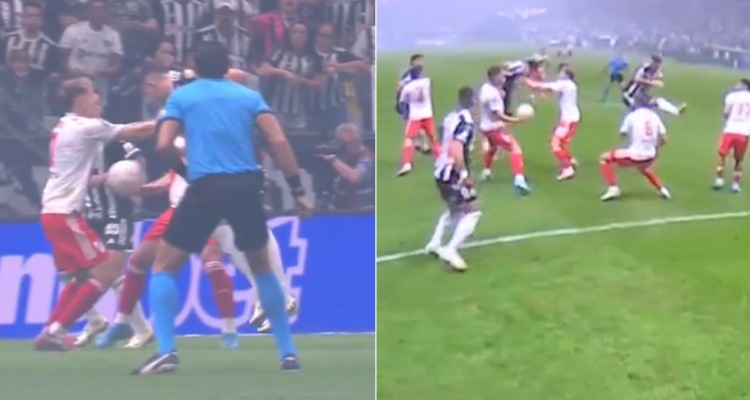 La insólita mano no cobrada contra River Plate en Copa Libertadores.