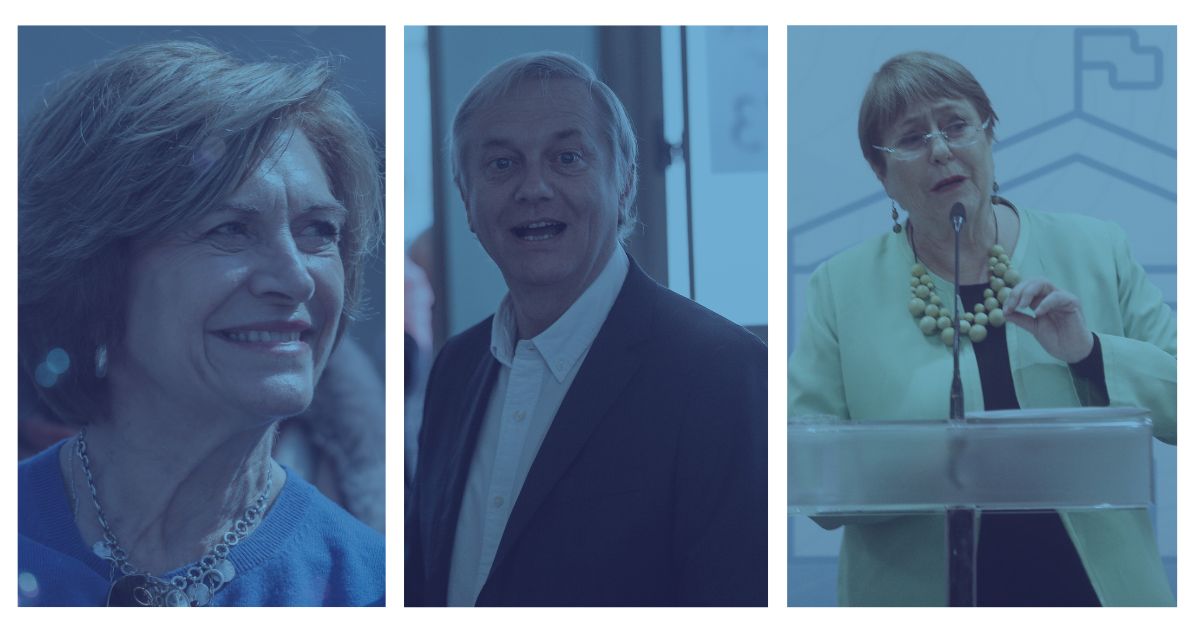 Encuesta Criteria: Matthei sigue liderando carrera presidencial sobre Bachelet y J.A Kast y Vallejo