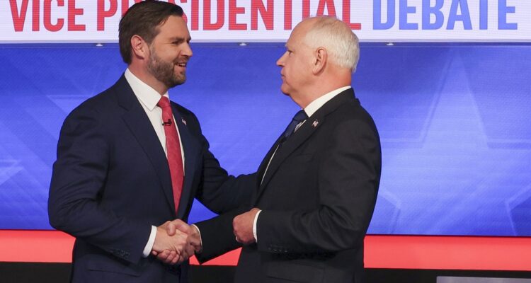 Tim Walz y J.D Vance mostraron su cara más moderada en debate como candidatos a vicepresidente de EEUU