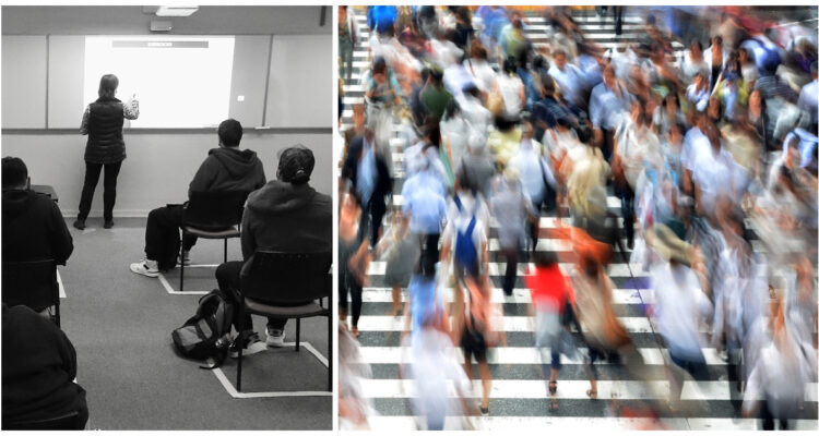 Desempleo en Chile se ajusta en 8,7%, pero informalidad sigue alta y en sector “enseñanza” supera 27%