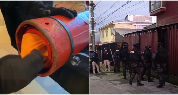 Detenidos por diversos delitos en sector de cerros de Talcahuano