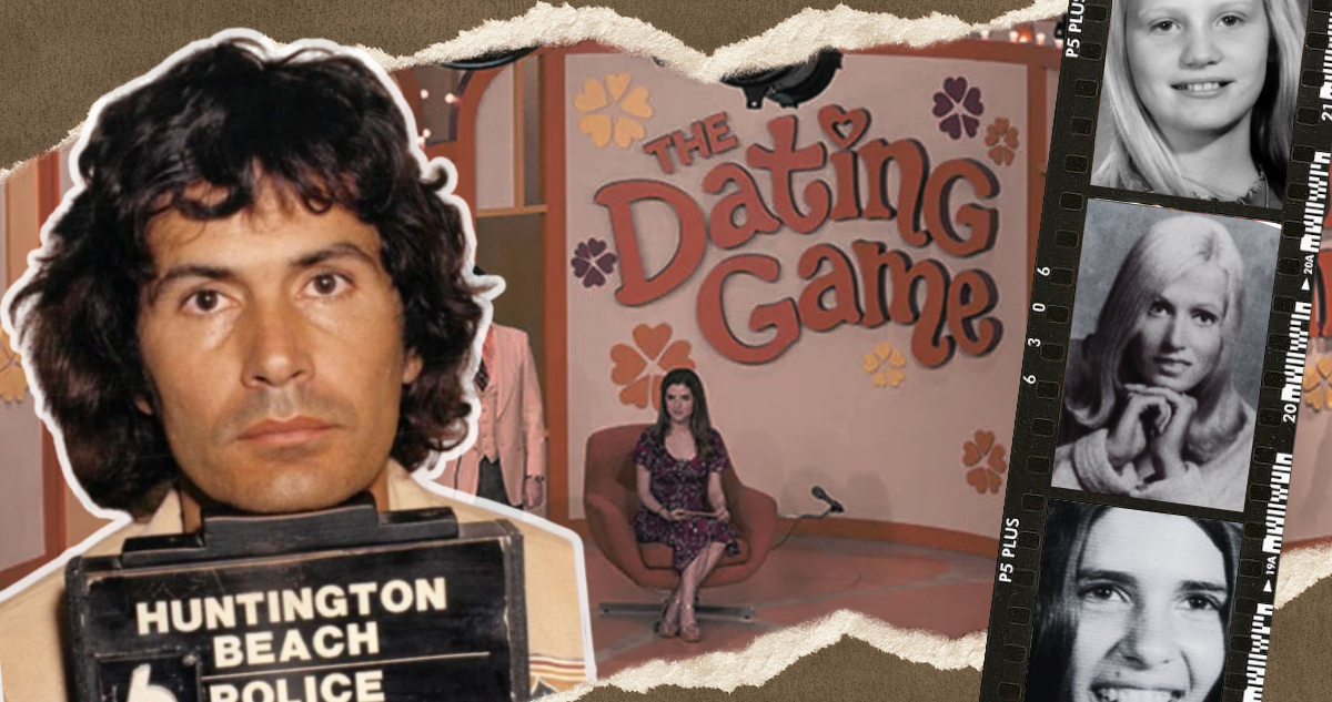 Captura de Woman of the Hour y de mugshot policial de Rodney Alcala en referencia al asesino en serie.