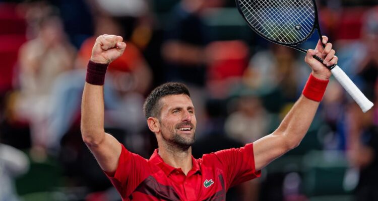 Djokovic supera a Fritz y tendrá final con SInner en Shanghai