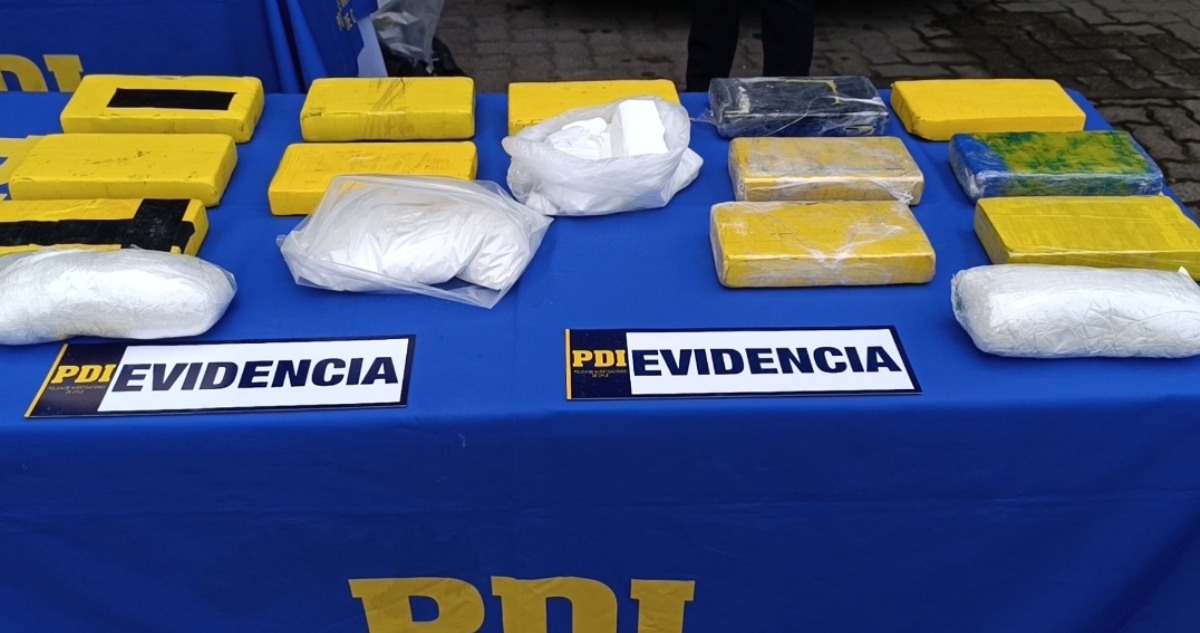 Droga incautada en operativo en Bío Bío