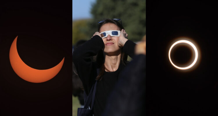 Eclipse solar “anillo de fuego”
