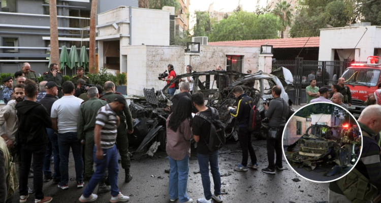 Al menos dos muertos deja bombardeo israelí contra un auto en acomodado barrio de Damasco