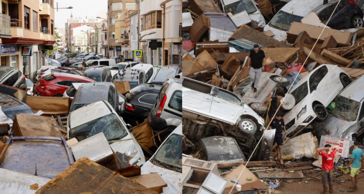 Suben a 95 muertos tras paso de temporal DANA en España y Gobierno decreta 3 días de luto