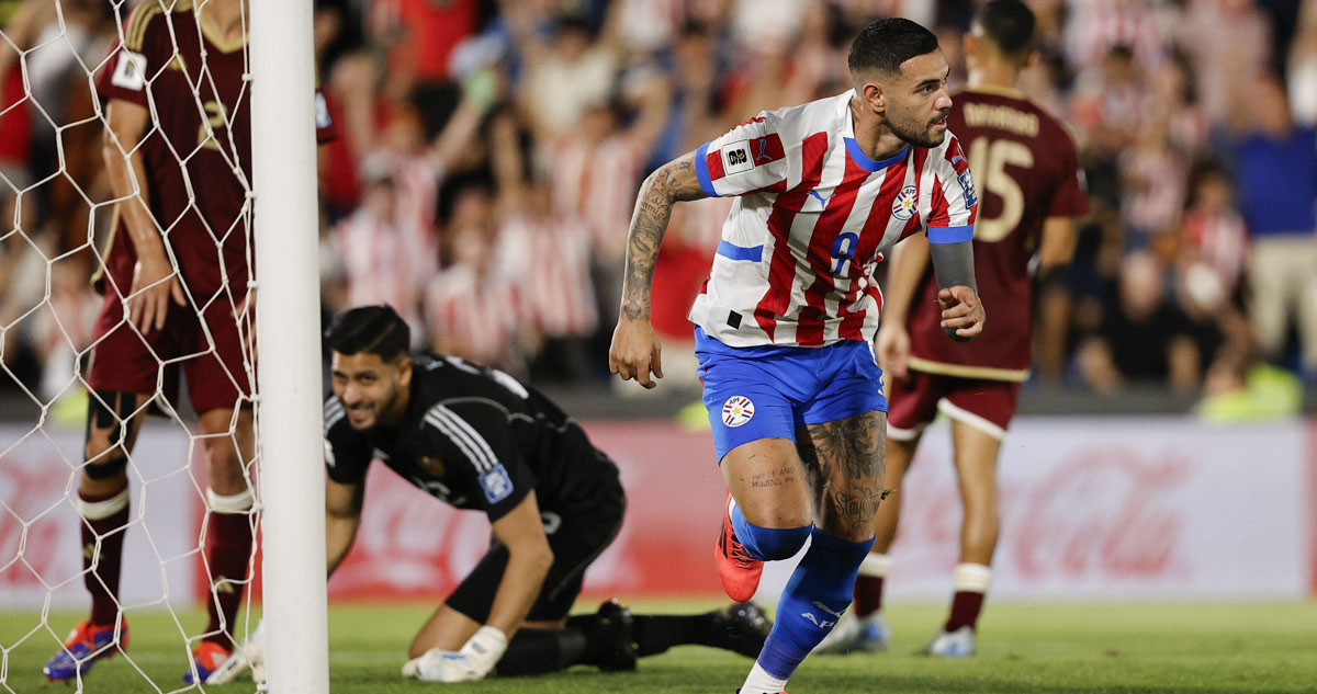 Paraguay doblegó a Venezuela por las Eliminatorias.