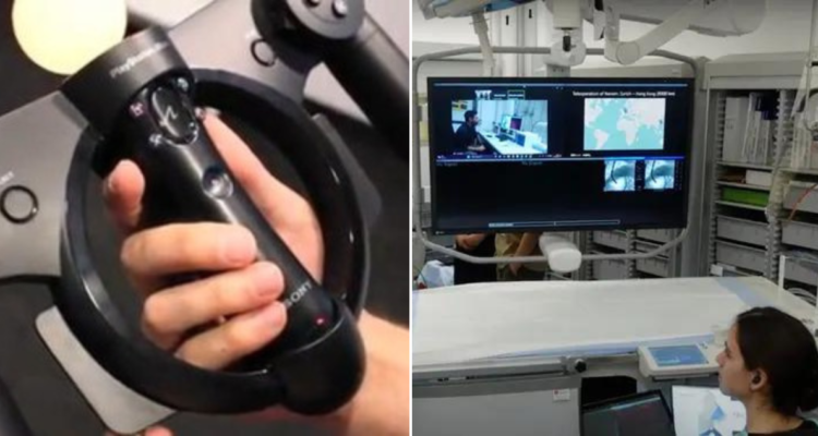 Endoscopía fue realizada con un control de PlayStation