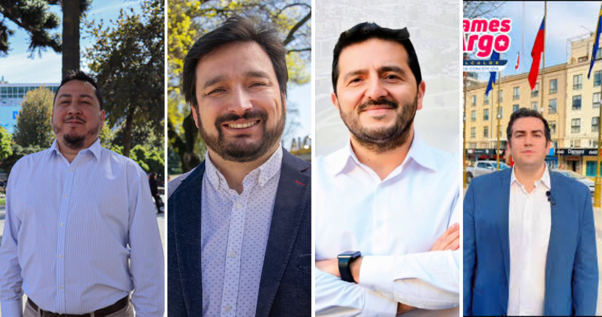 Cuatro candidatos pelean voto a voto alcaldía de Concepción: hija de Van Rysselberghe quedó fuera