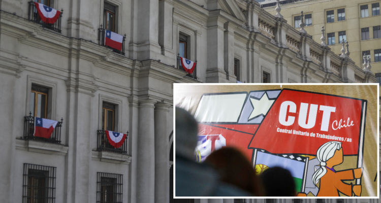 Funcionarios de La Moneda se reunieron con la CUT para analizar medidas tras muerte de gásfiter