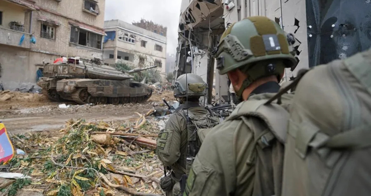 Imagen de archivo de soldados israelíes en Gaza