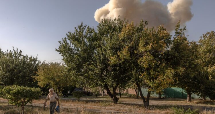 Ataque ruso en Kostyantynivka, región oriental de Donetsk, el 5 de octubre de 2024