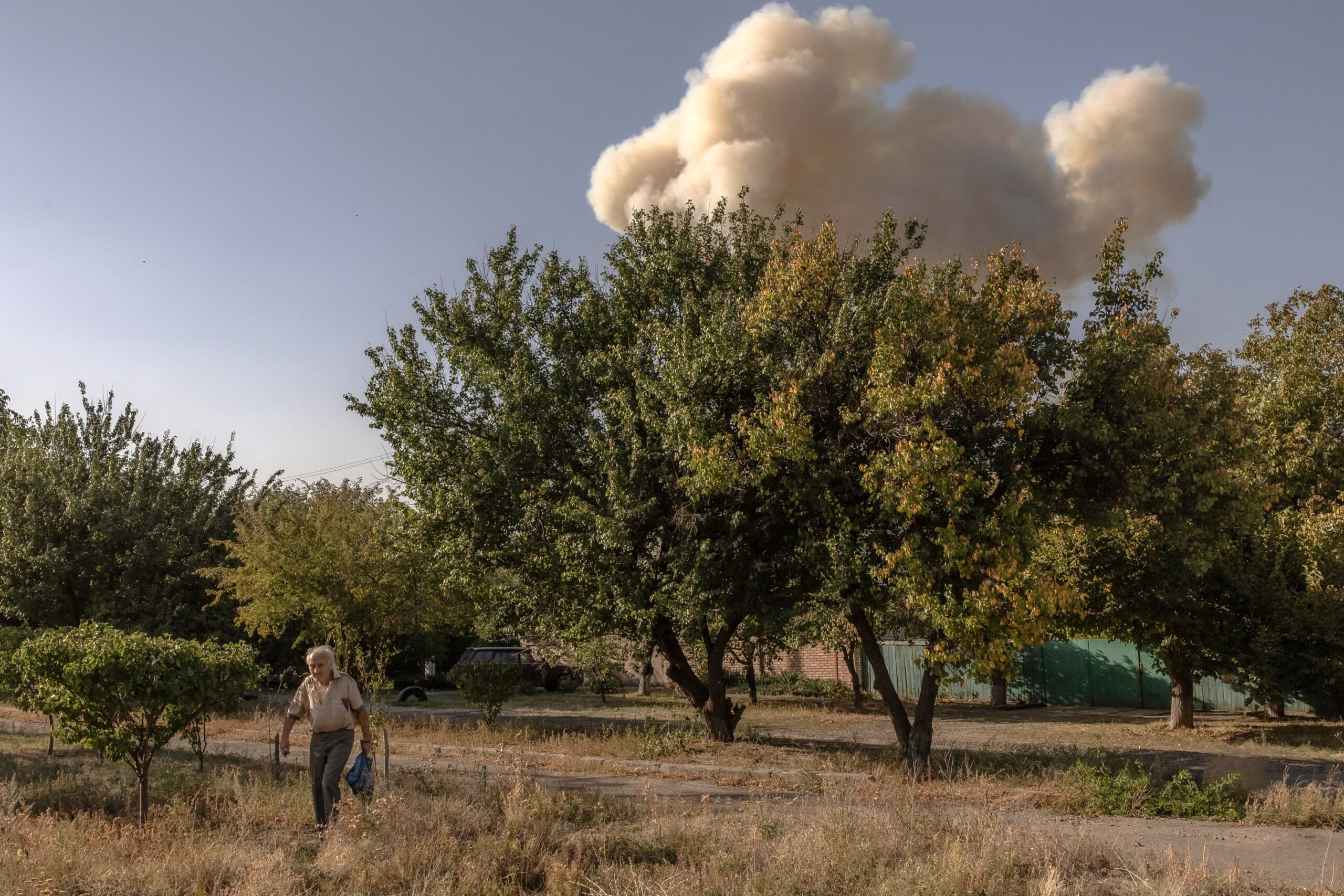 Ataque ruso en Kostyantynivka, región oriental de Donetsk, el 5 de octubre de 2024