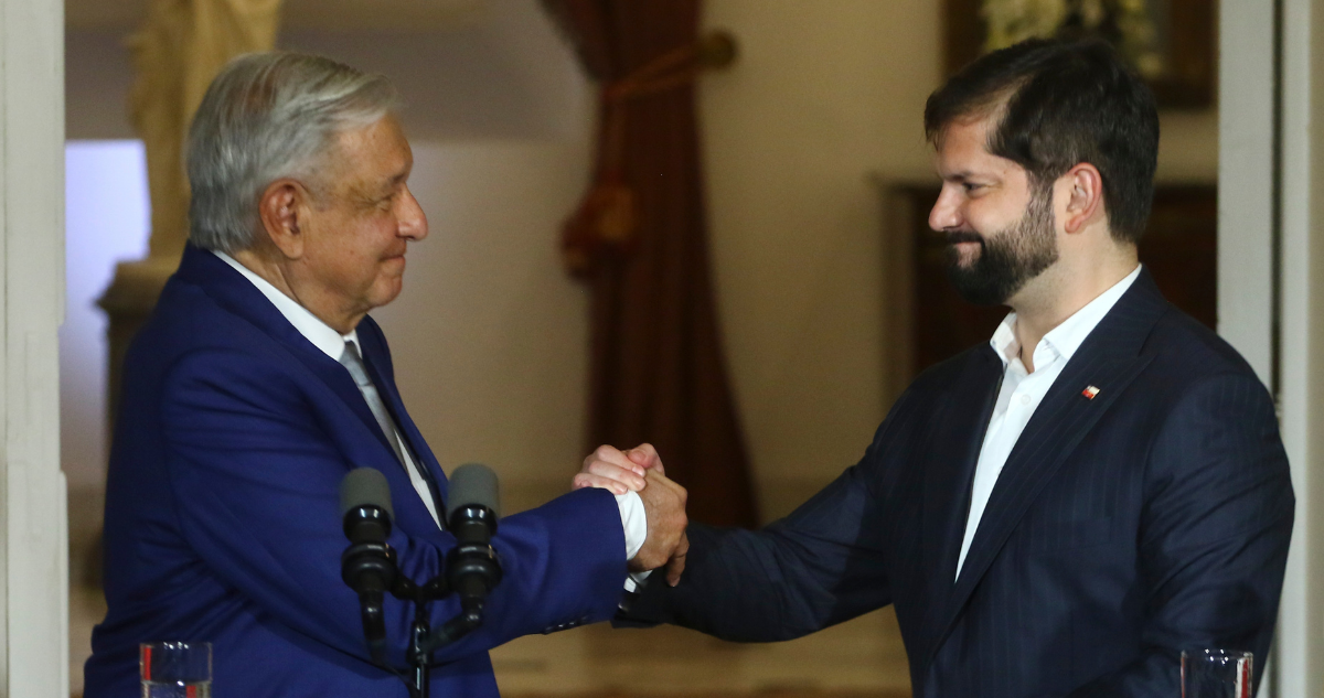 “Ha sido un gran aliado de Chile”: Boric se despide de AMLO en su último día como presidente de México